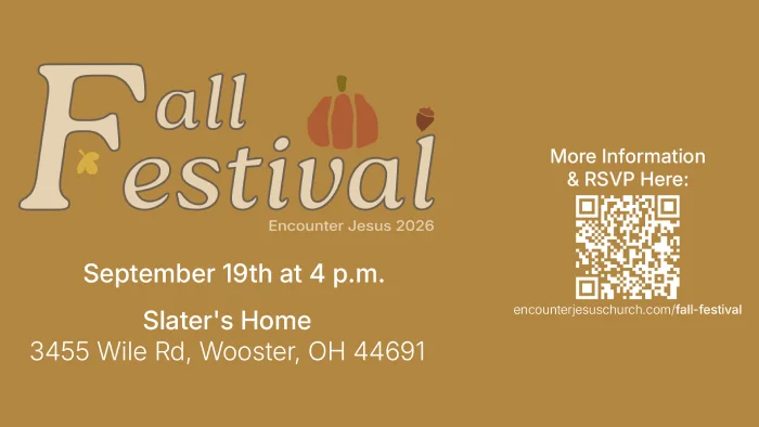 Fall Festival: Encounter Jesus 2026